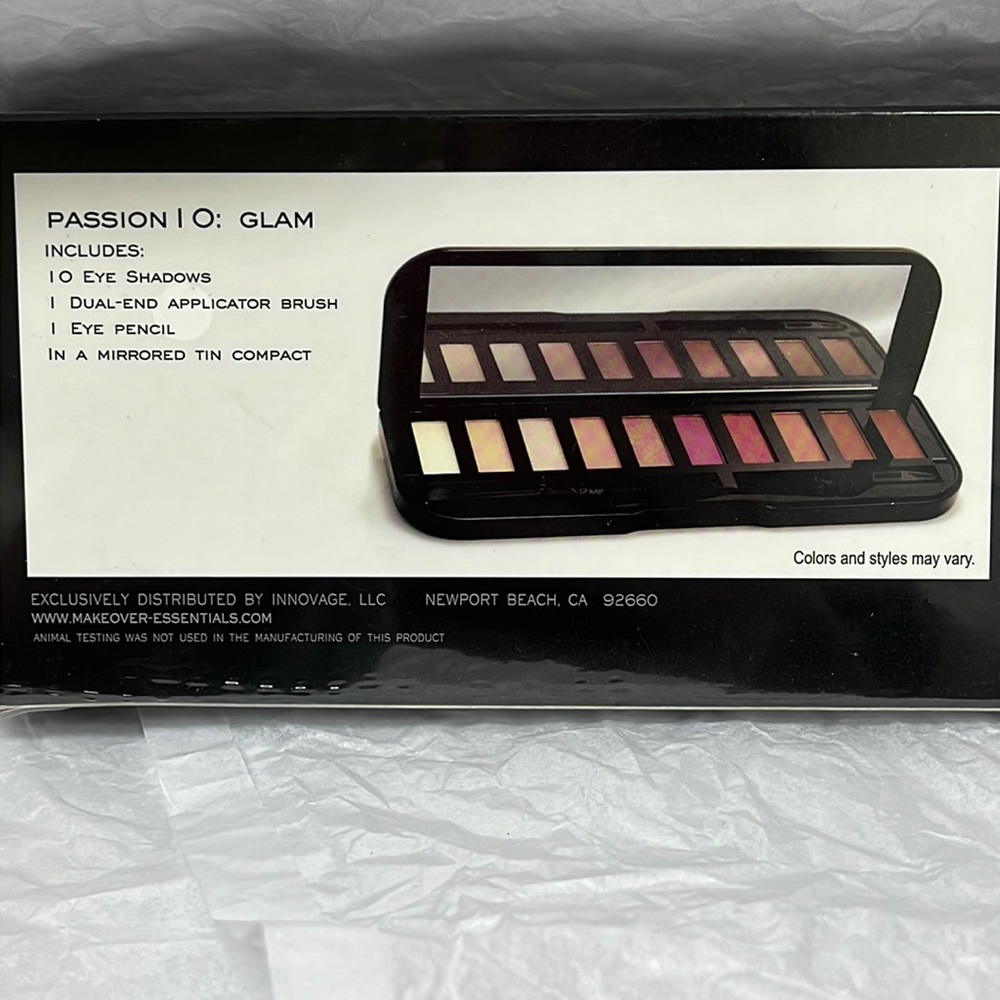 NWT Me Makeover Essentials Passion 10 Glam (warm neutral eyeshadows with liner)